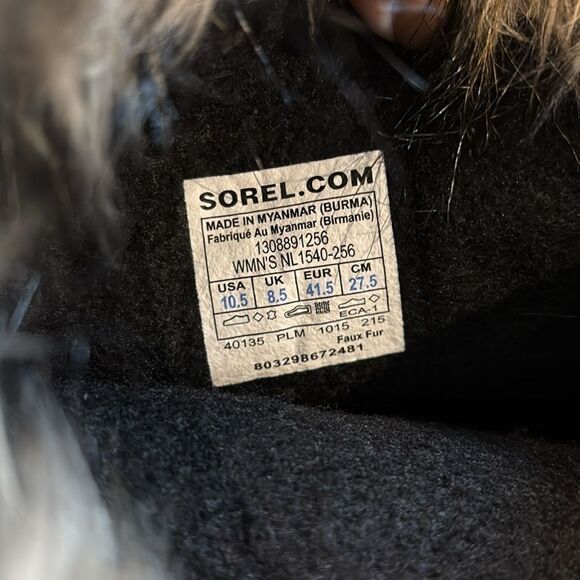 Sorel Joan of Arctic Snow Winter Boots Women’s US Size 10.5 Faux Fur Shoes​​​​​​ - Picture 9 of 12